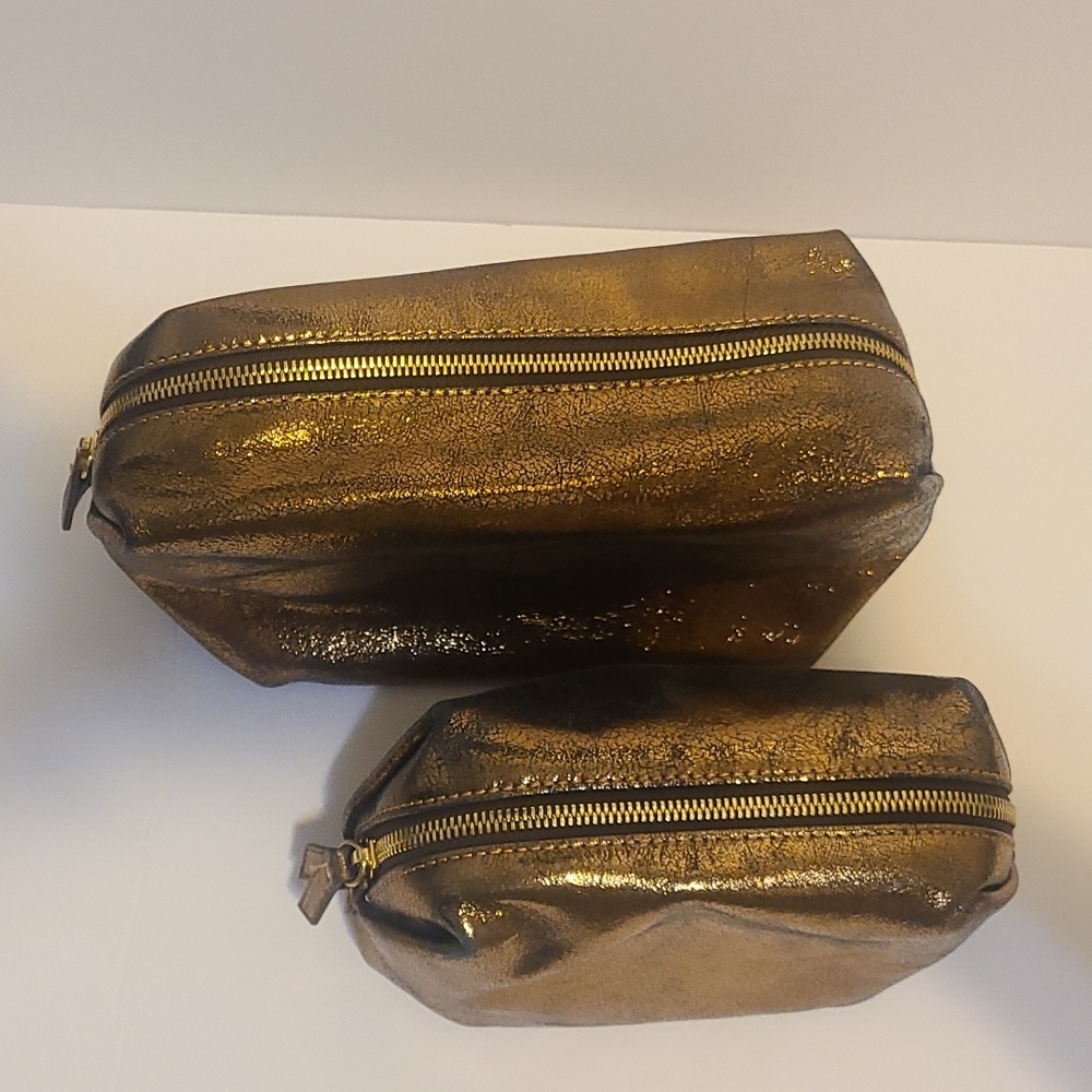 J. Crew toiletry and make up bags